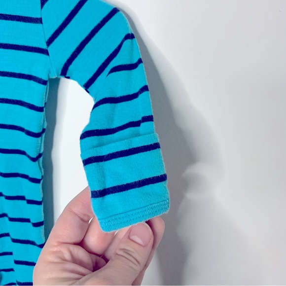 Whale footie sleeper - Picture 3 of 6